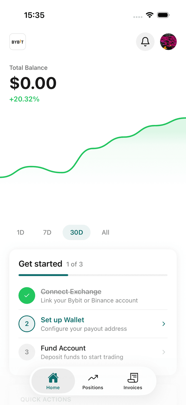Autowealth app dashboard