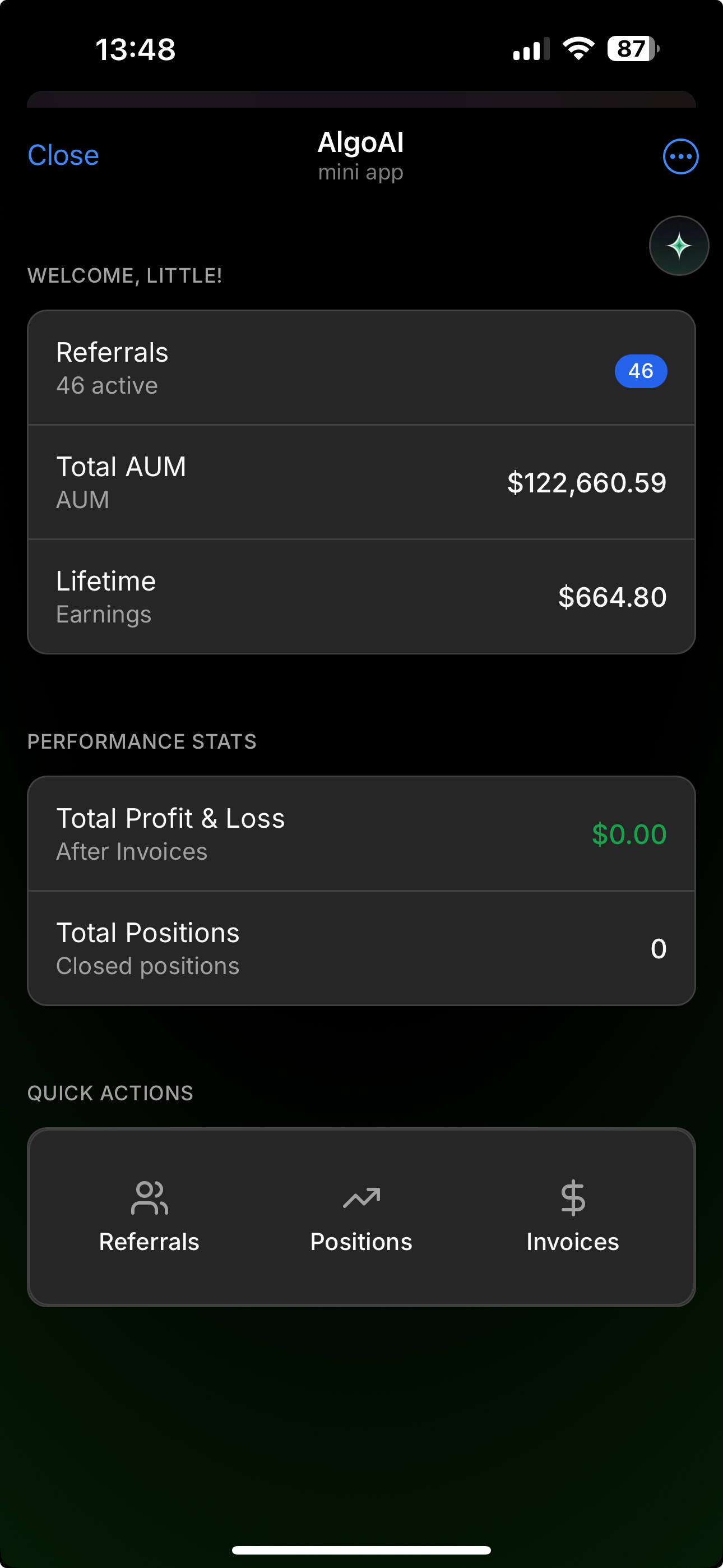 Telegram Integration Interface